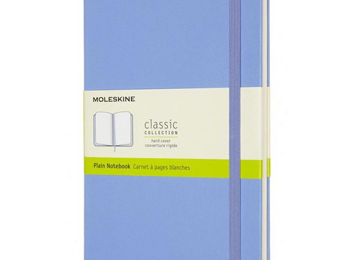 Блокнот Moleskine Classic Large A5 120 листов без линовки голубой на сшивке (130x210 мм)